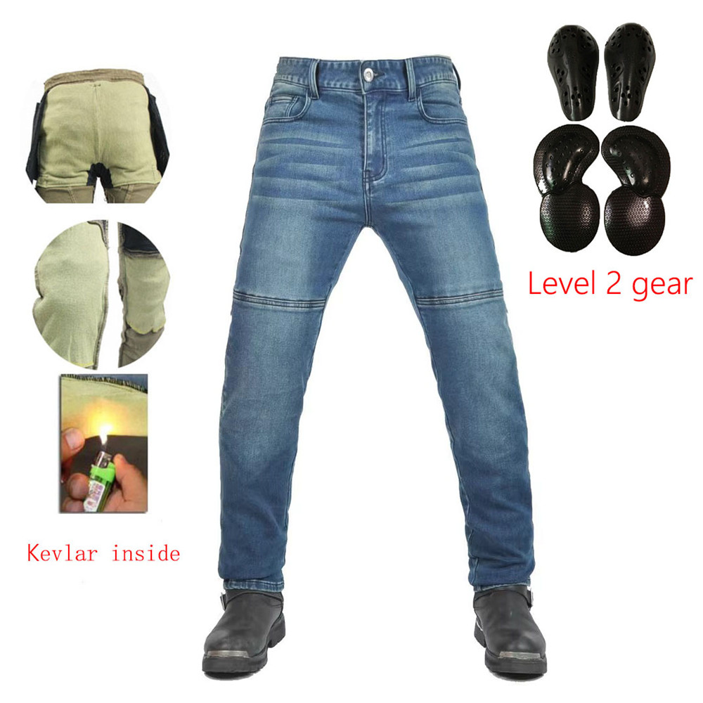 Men'S Shoes For Jeans - Motorrad-Reitjeans, Hose, weiche, elastische Einbauausrüstung, verschleißfeste,