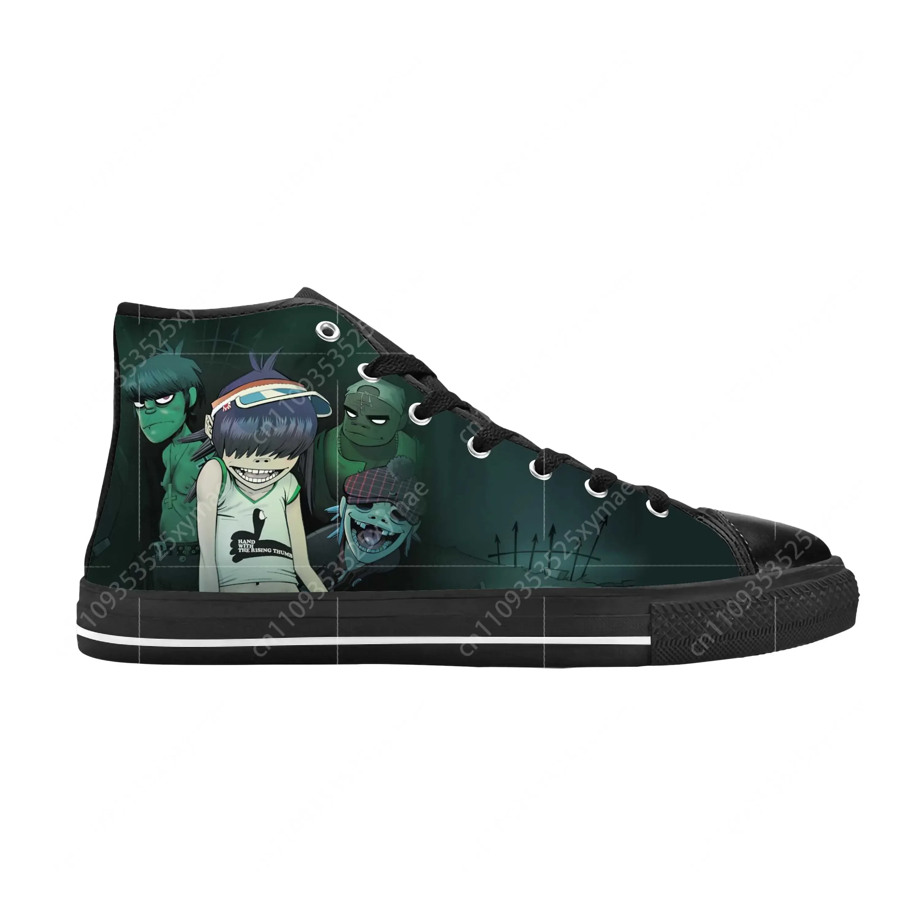 Men Shoes Uk - Gorillaz UK Rockband Hip-Hop Rap Musik