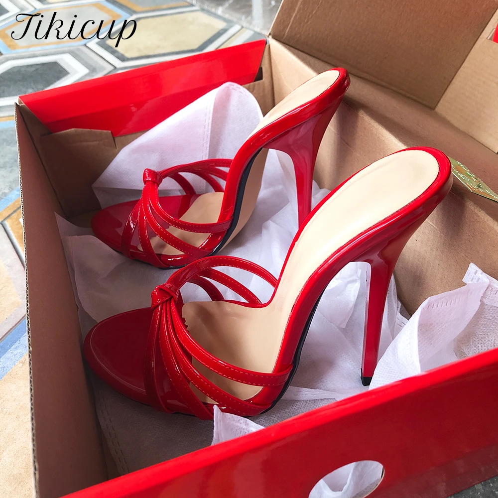 Men Shoes Red - Tikicup Sexy 13 cm Extreme High