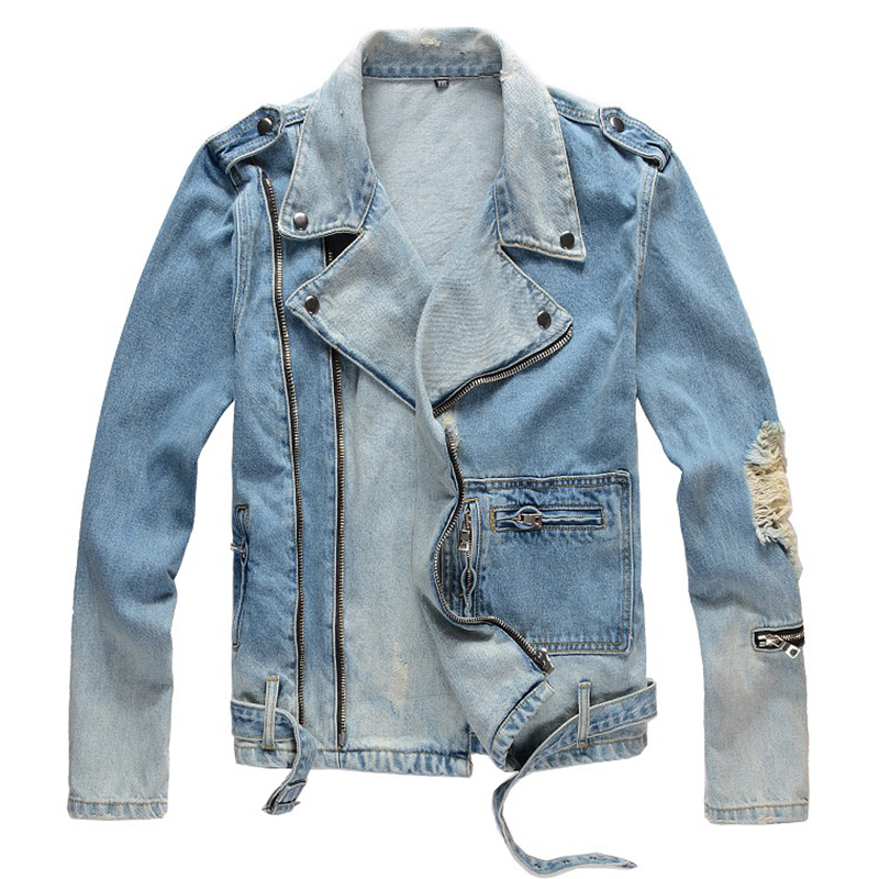 Men'S Shoes For Jeans - Sokotoo Herren Jeansjacke mit Löchern und