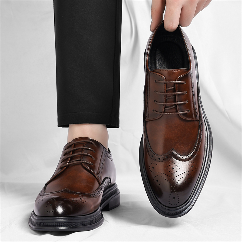 Herren Brogue Lederschuhe Modi – Men Shoes Uk Bewertung und Preis