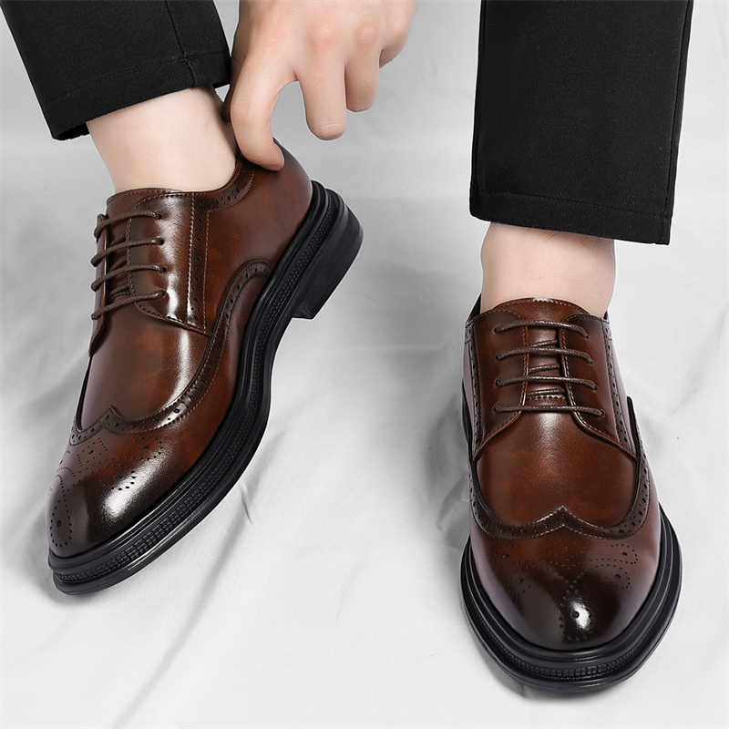 Herren Brogue Lederschuhe Modi – Men Shoes Uk Bewertung und Preis